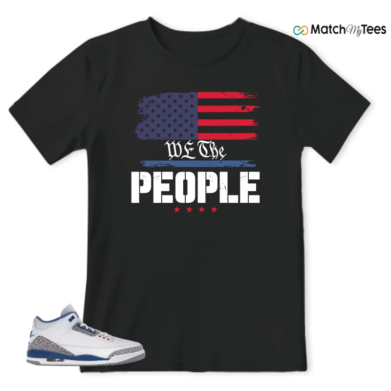 NIKE JORDAN 3 RETRO TRUE BLUE (2026) SNEAKER Matching Tees t-shirt