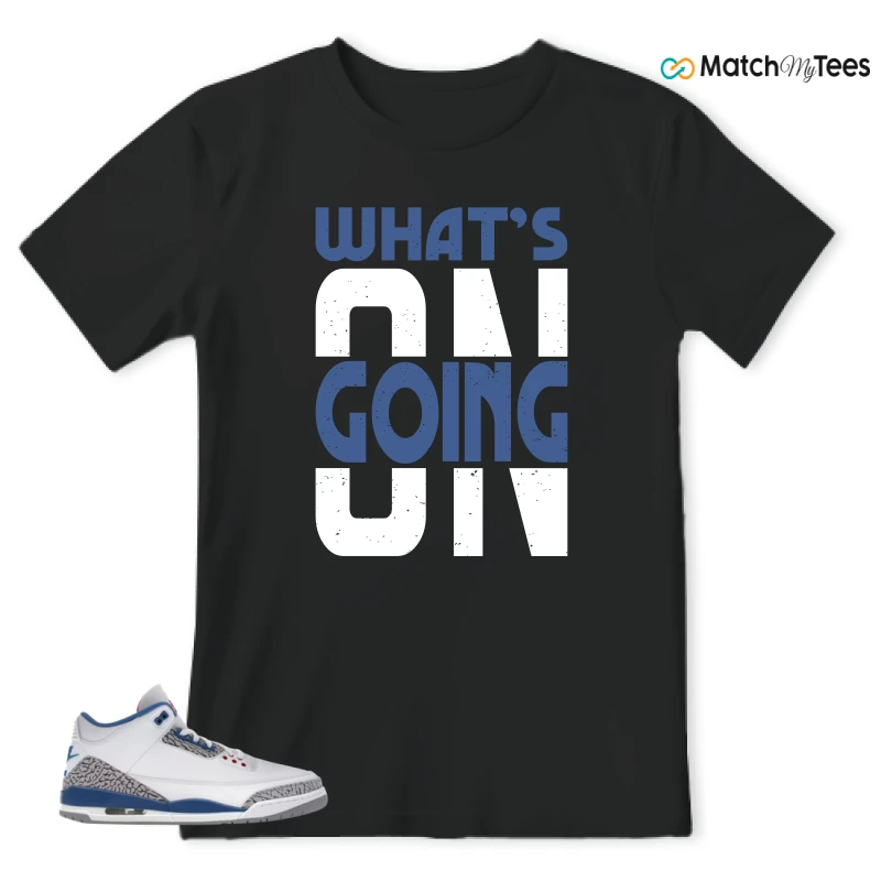 NIKE JORDAN 3 RETRO TRUE BLUE (2026) SNEAKER Matching Tees t-shirt
