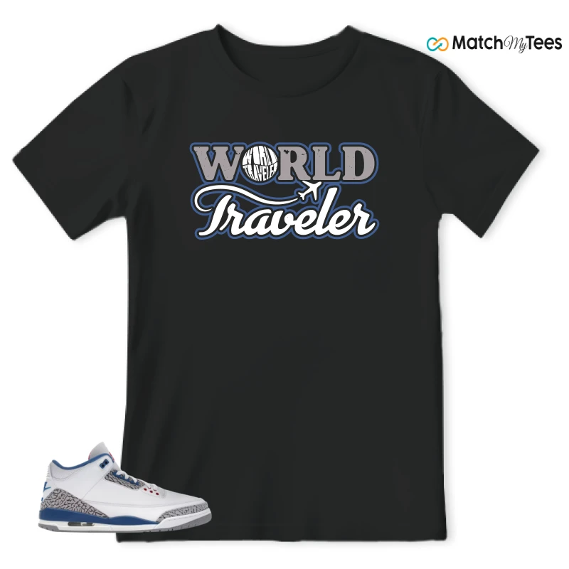 NIKE JORDAN 3 RETRO TRUE BLUE (2026) SNEAKER Matching Tees t-shirt