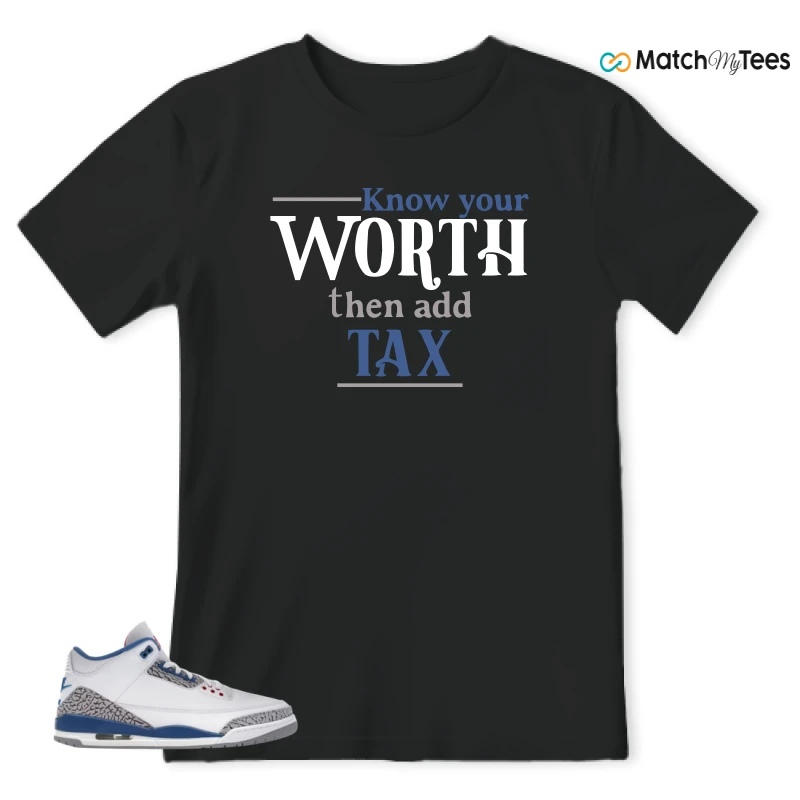 NIKE JORDAN 3 RETRO TRUE BLUE (2026) SNEAKER Matching Tees t-shirt