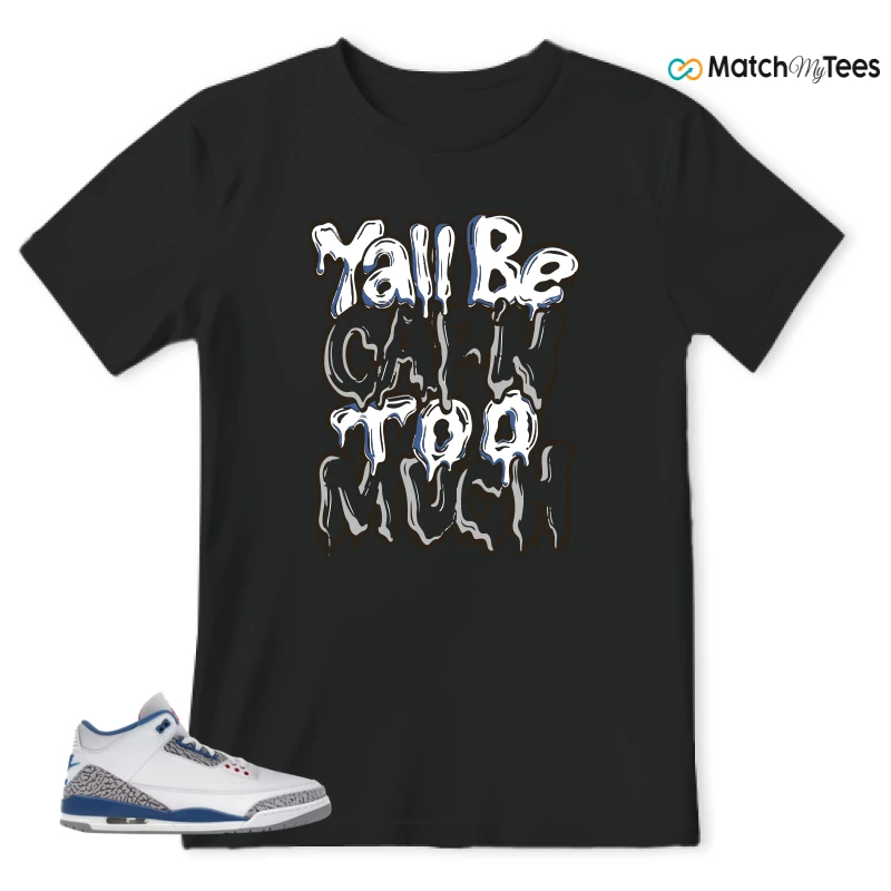 NIKE JORDAN 3 RETRO TRUE BLUE (2026) SNEAKER Matching Tees t-shirt