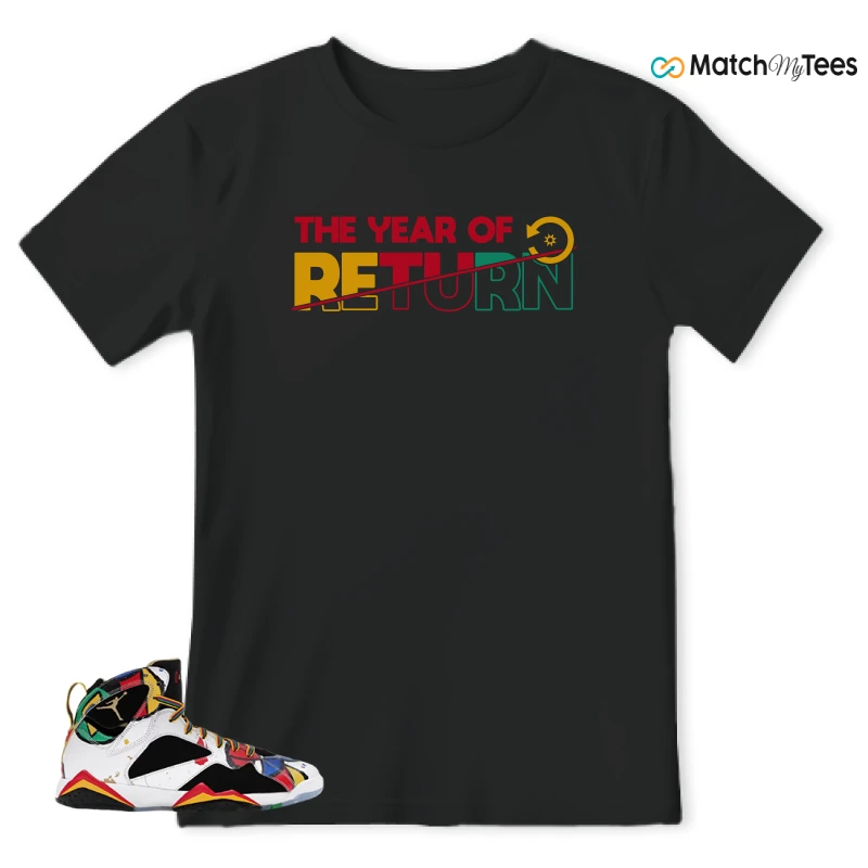 NIKE JORDAN 7 RETRO MIRO (2026) SNEAKER Matching Tees t-shirt