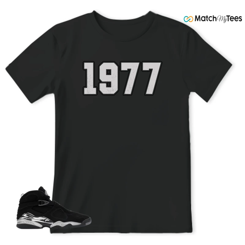 NIKE JORDAN 8 RETRO CHROME (2026) SNEAKER Matching Tees t-shirt