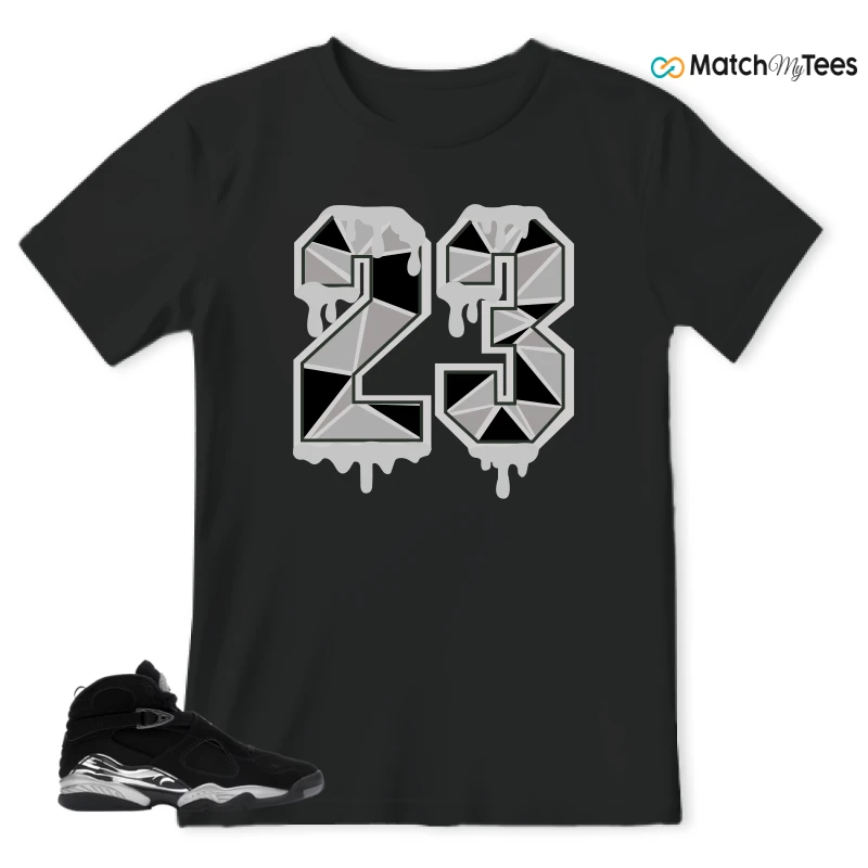 NIKE JORDAN 8 RETRO CHROME (2026) SNEAKER Matching Tees t-shirt