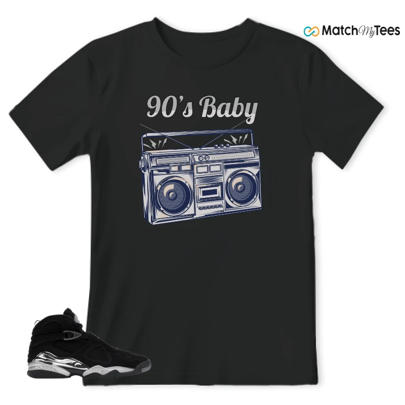 NIKE JORDAN 8 RETRO CHROME (2026) SNEAKER Matching Tees t-shirt