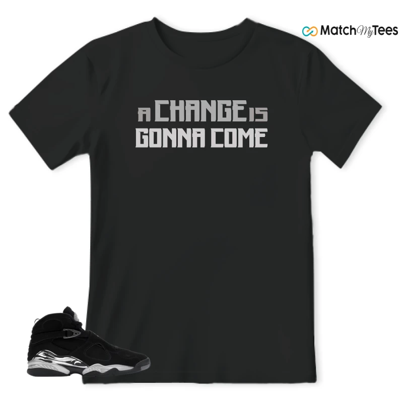 NIKE JORDAN 8 RETRO CHROME (2026) SNEAKER Matching Tees t-shirt