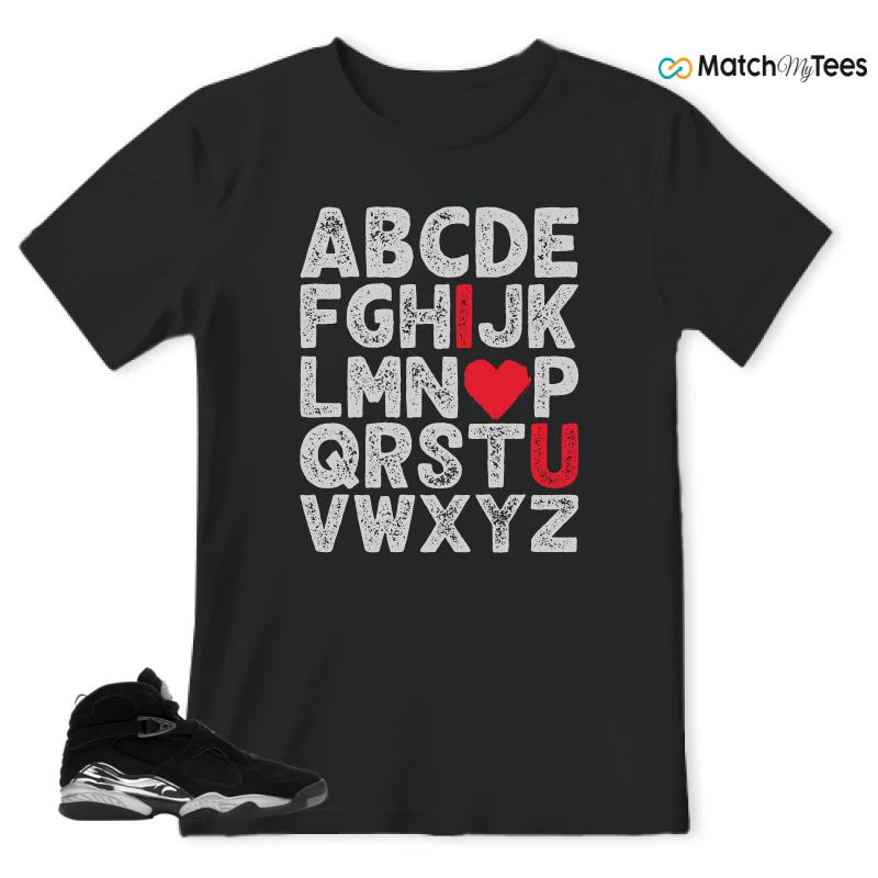 NIKE JORDAN 8 RETRO CHROME (2026) SNEAKER Matching Tees t-shirt