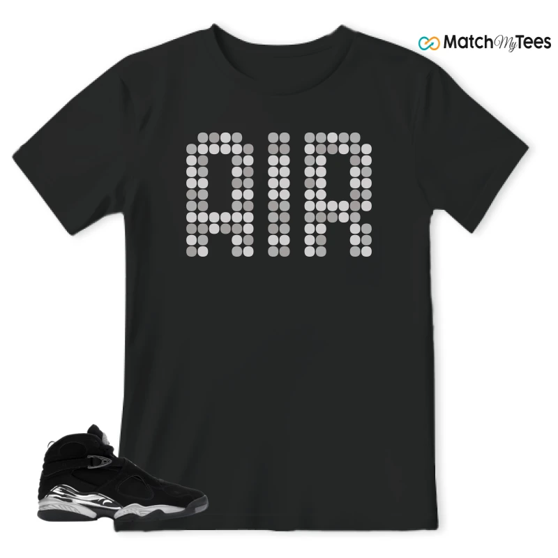 NIKE JORDAN 8 RETRO CHROME (2026) SNEAKER Matching Tees t-shirt