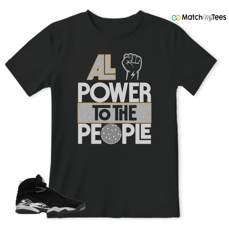 NIKE JORDAN 8 RETRO CHROME (2026) SNEAKER Matching Tees t-shirt