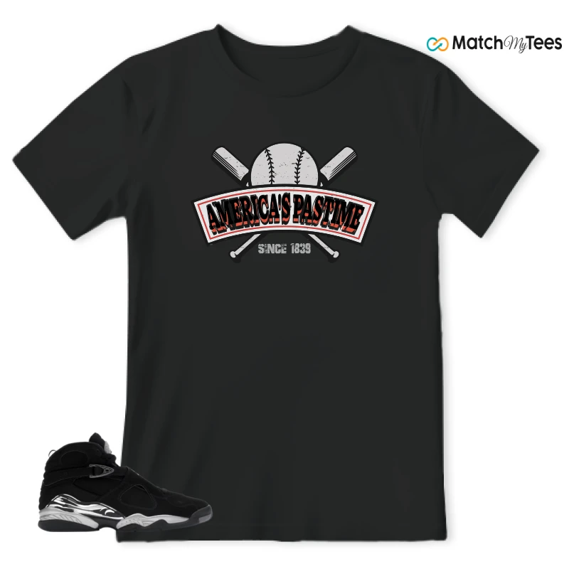 NIKE JORDAN 8 RETRO CHROME (2026) SNEAKER Matching Tees t-shirt