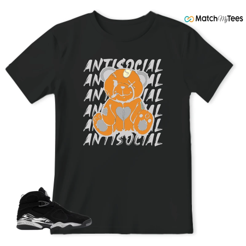 NIKE JORDAN 8 RETRO CHROME (2026) SNEAKER Matching Tees t-shirt
