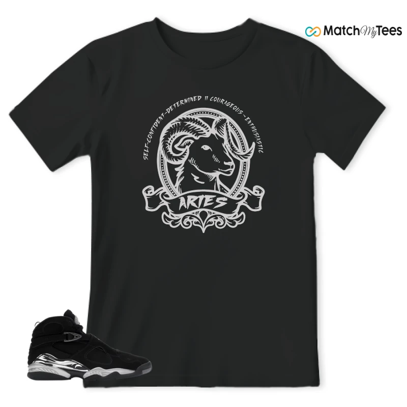 NIKE JORDAN 8 RETRO CHROME (2026) SNEAKER Matching Tees t-shirt