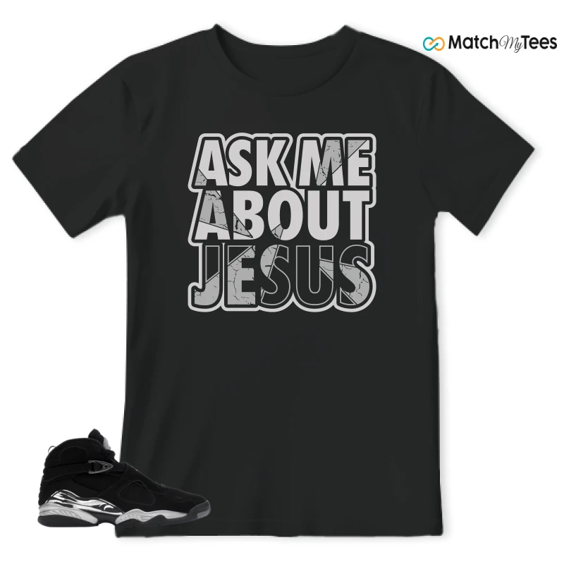 NIKE JORDAN 8 RETRO CHROME (2026) SNEAKER Matching Tees t-shirt