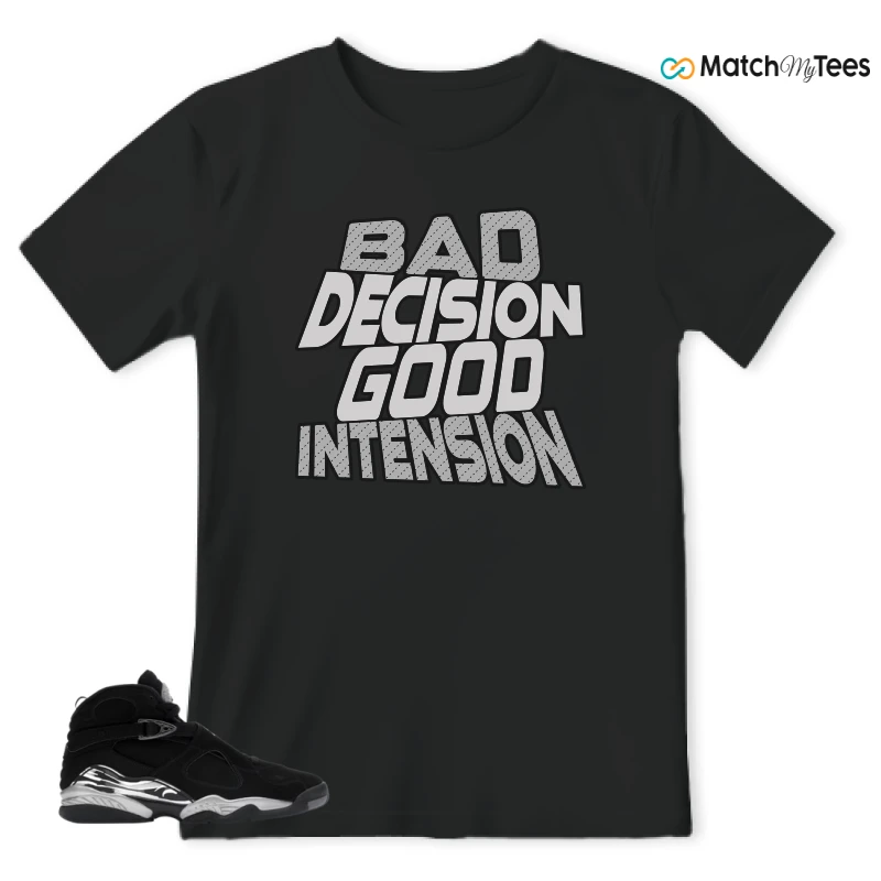 NIKE JORDAN 8 RETRO CHROME (2026) SNEAKER Matching Tees t-shirt