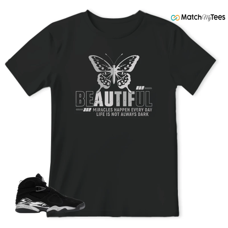 NIKE JORDAN 8 RETRO CHROME (2026) SNEAKER Matching Tees t-shirt