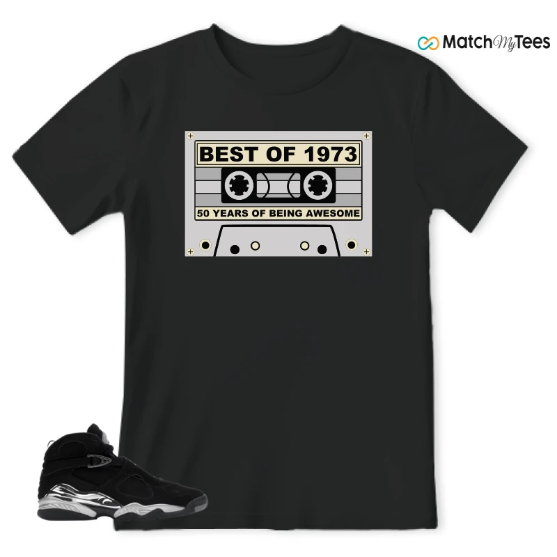 NIKE JORDAN 8 RETRO CHROME (2026) SNEAKER Matching Tees t-shirt