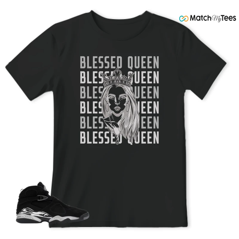 NIKE JORDAN 8 RETRO CHROME (2026) SNEAKER Matching Tees t-shirt