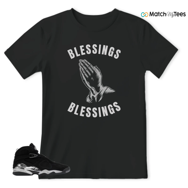 NIKE JORDAN 8 RETRO CHROME (2026) SNEAKER Matching Tees t-shirt