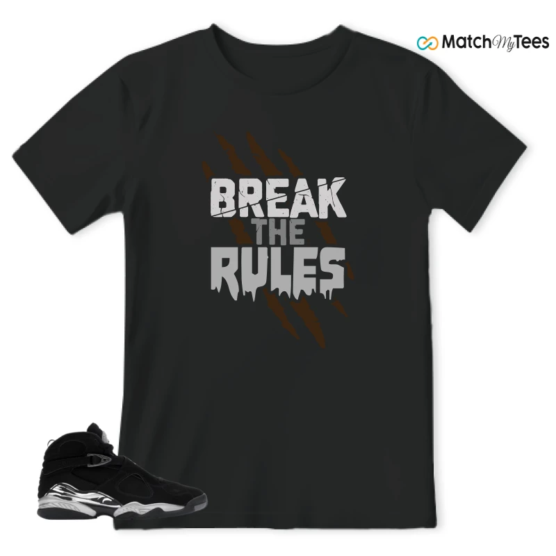 NIKE JORDAN 8 RETRO CHROME (2026) SNEAKER Matching Tees t-shirt
