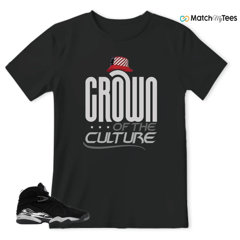 NIKE JORDAN 8 RETRO CHROME (2026) SNEAKER Matching Tees t-shirt