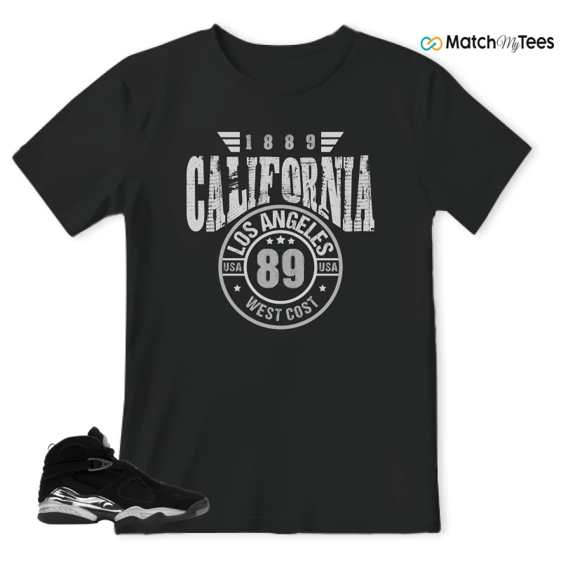 NIKE JORDAN 8 RETRO CHROME (2026) SNEAKER Matching Tees t-shirt