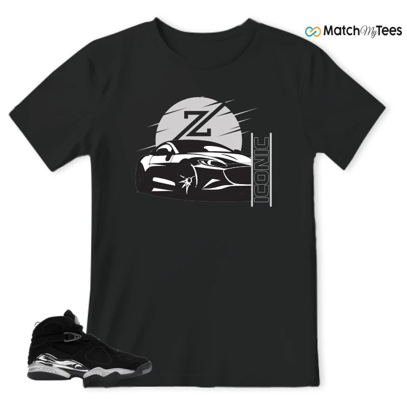 NIKE JORDAN 8 RETRO CHROME (2026) SNEAKER Matching Tees t-shirt