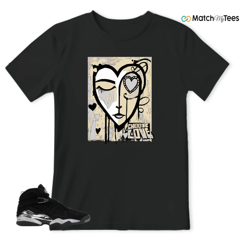 NIKE JORDAN 8 RETRO CHROME (2026) SNEAKER Matching Tees t-shirt