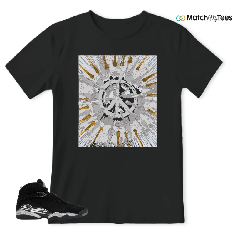 NIKE JORDAN 8 RETRO CHROME (2026) SNEAKER Matching Tees t-shirt