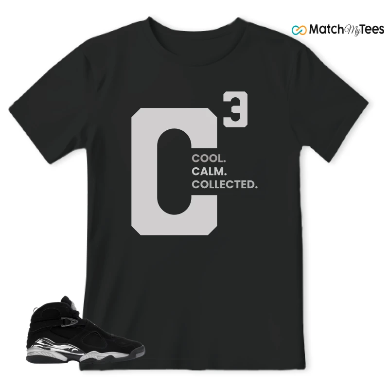 NIKE JORDAN 8 RETRO CHROME (2026) SNEAKER Matching Tees t-shirt