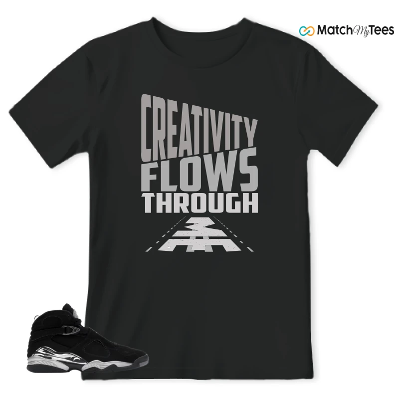 NIKE JORDAN 8 RETRO CHROME (2026) SNEAKER Matching Tees t-shirt