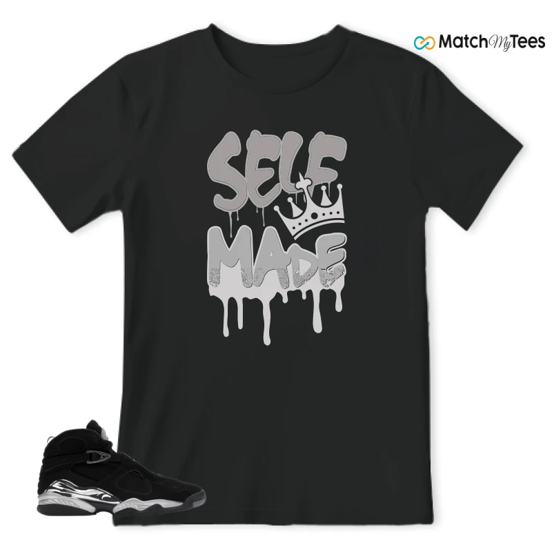 NIKE JORDAN 8 RETRO CHROME (2026) SNEAKER Matching Tees t-shirt