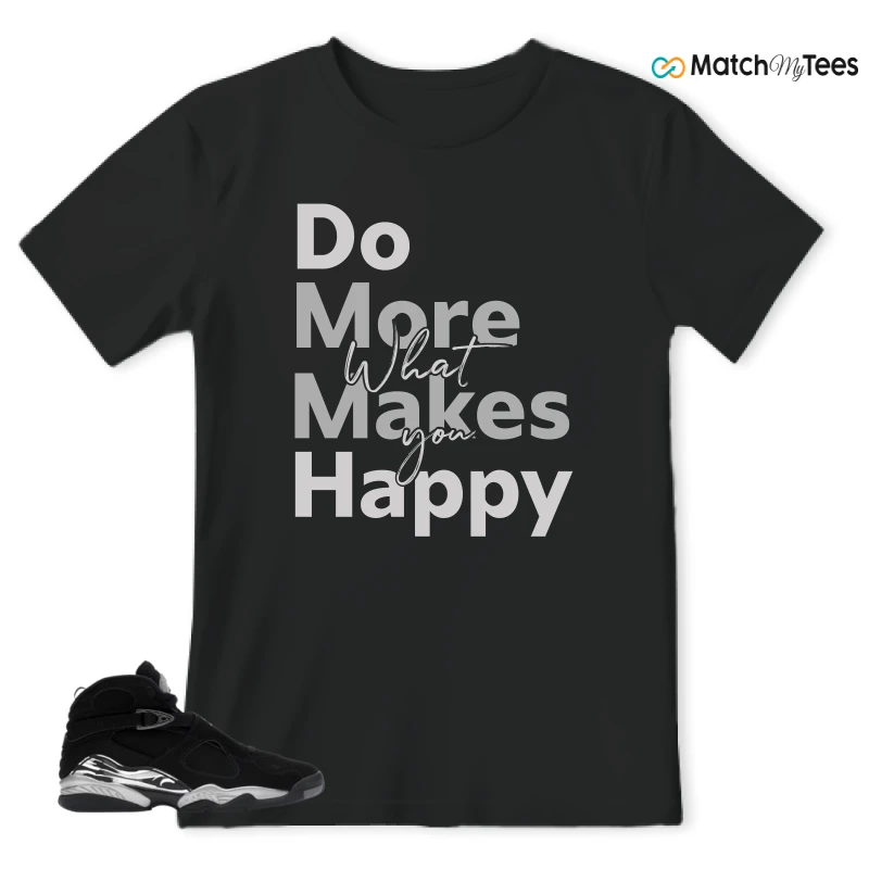 NIKE JORDAN 8 RETRO CHROME (2026) SNEAKER Matching Tees t-shirt