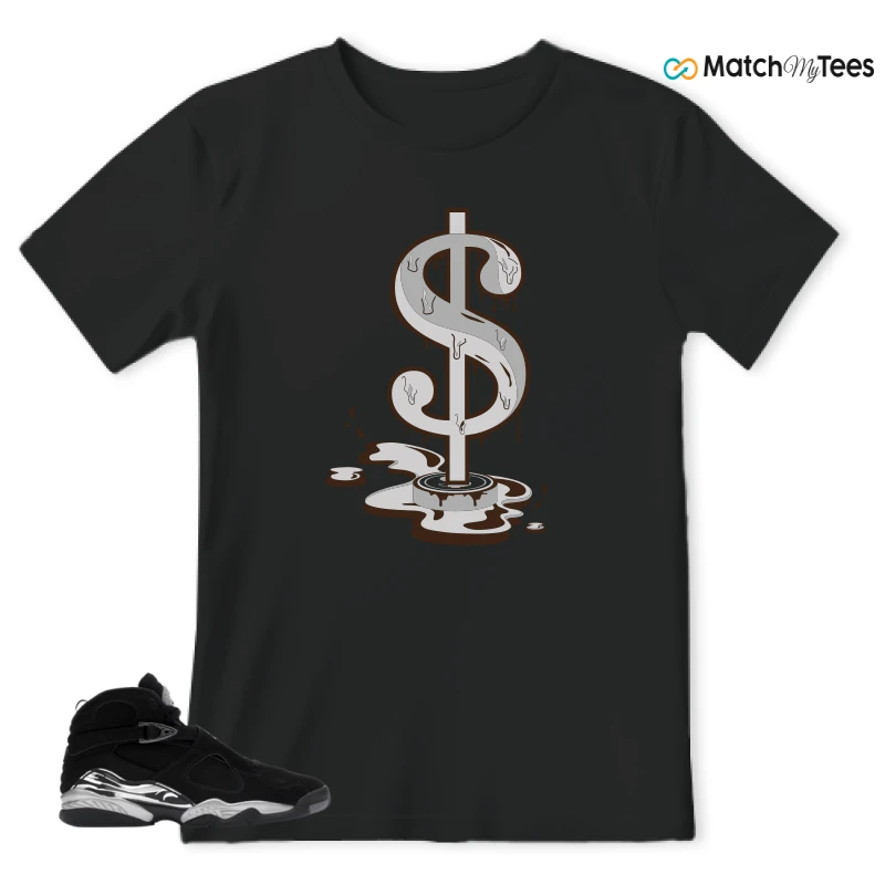 NIKE JORDAN 8 RETRO CHROME (2026) SNEAKER Matching Tees t-shirt
