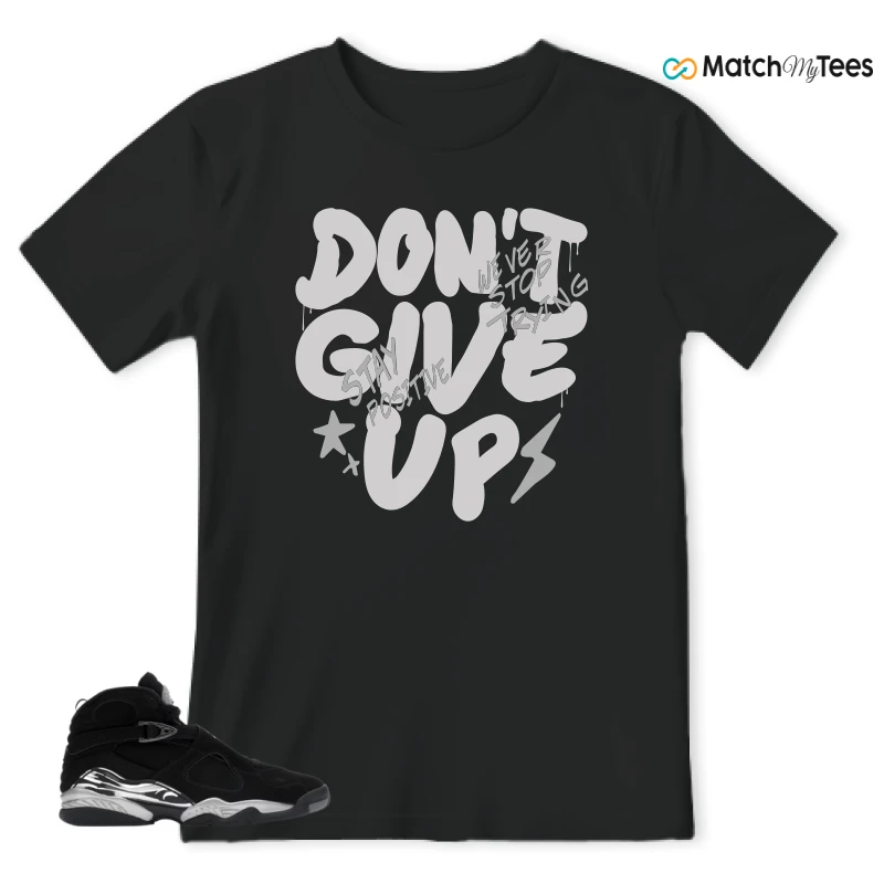NIKE JORDAN 8 RETRO CHROME (2026) SNEAKER Matching Tees t-shirt