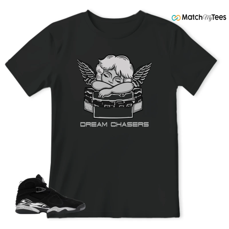 NIKE JORDAN 8 RETRO CHROME (2026) SNEAKER Matching Tees t-shirt