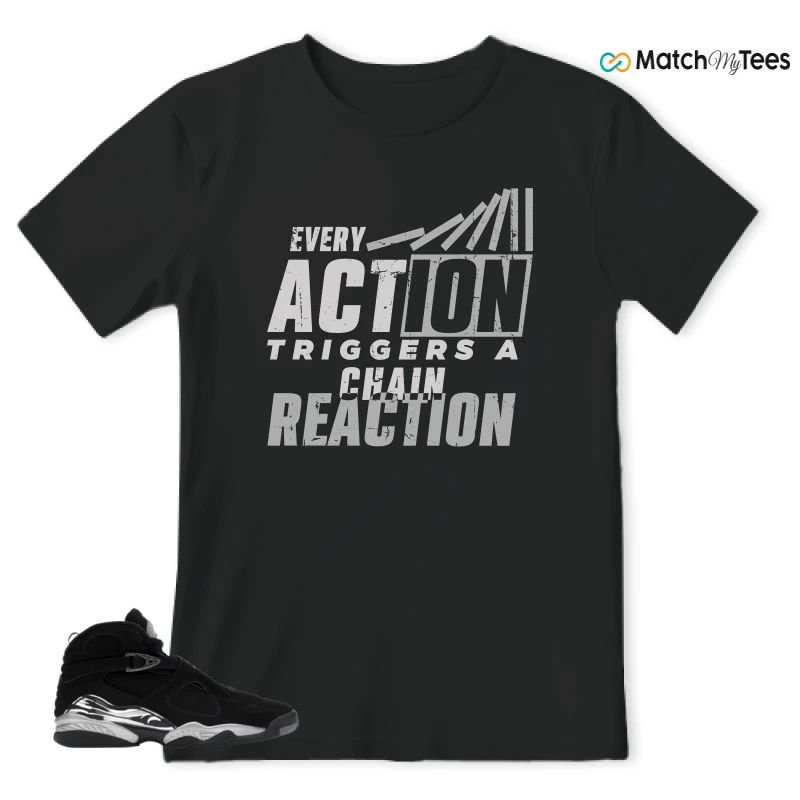 NIKE JORDAN 8 RETRO CHROME (2026) SNEAKER Matching Tees t-shirt