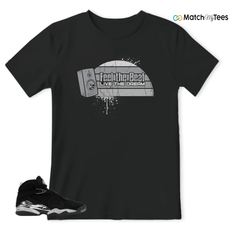 NIKE JORDAN 8 RETRO CHROME (2026) SNEAKER Matching Tees t-shirt