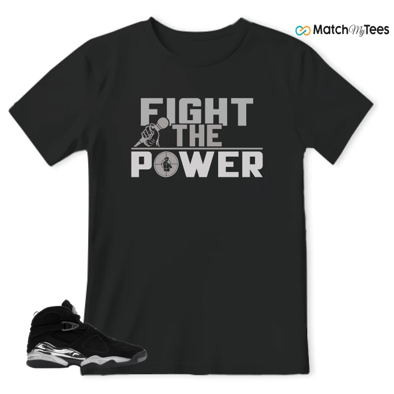 NIKE JORDAN 8 RETRO CHROME (2026) SNEAKER Matching Tees t-shirt