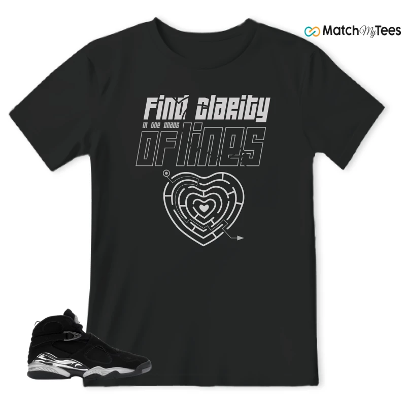 NIKE JORDAN 8 RETRO CHROME (2026) SNEAKER Matching Tees t-shirt