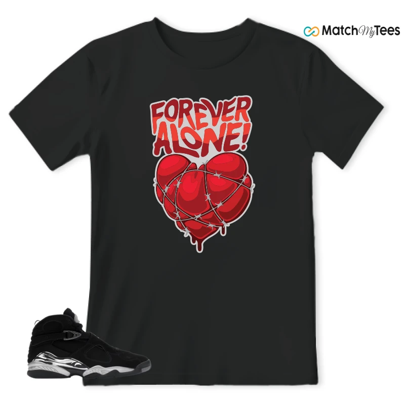 NIKE JORDAN 8 RETRO CHROME (2026) SNEAKER Matching Tees t-shirt