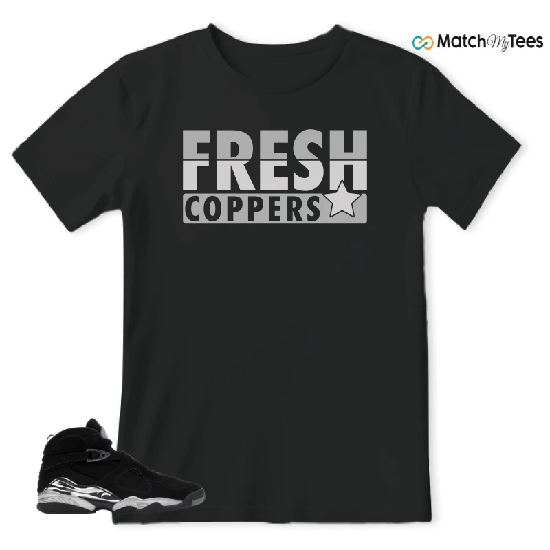 NIKE JORDAN 8 RETRO CHROME (2026) SNEAKER Matching Tees t-shirt