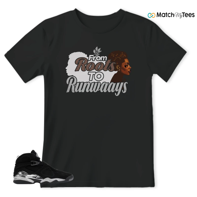 NIKE JORDAN 8 RETRO CHROME (2026) SNEAKER Matching Tees t-shirt