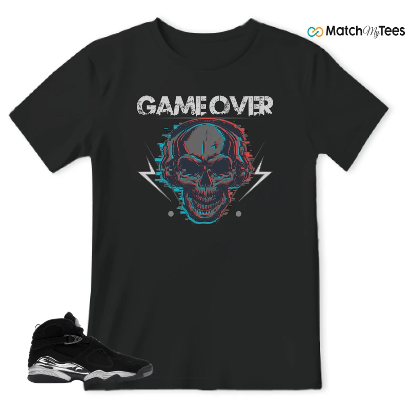 NIKE JORDAN 8 RETRO CHROME (2026) SNEAKER Matching Tees t-shirt