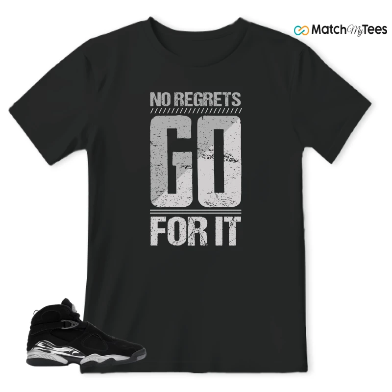 NIKE JORDAN 8 RETRO CHROME (2026) SNEAKER Matching Tees t-shirt