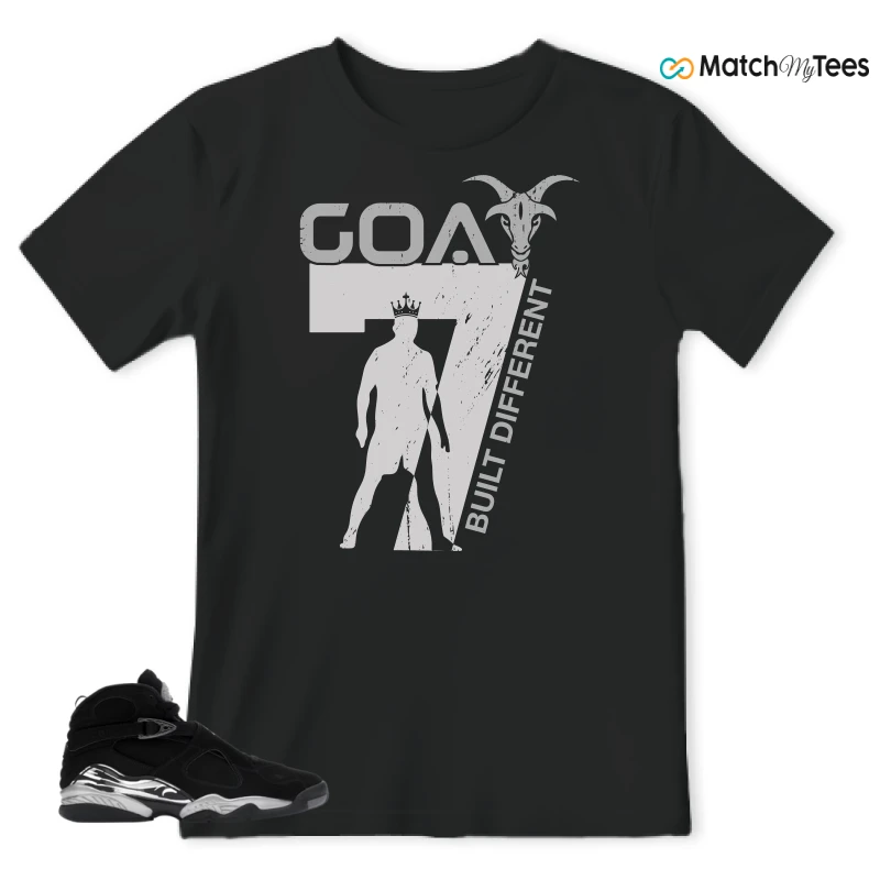 NIKE JORDAN 8 RETRO CHROME (2026) SNEAKER Matching Tees t-shirt