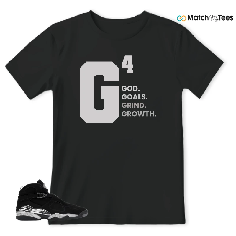 NIKE JORDAN 8 RETRO CHROME (2026) SNEAKER Matching Tees t-shirt