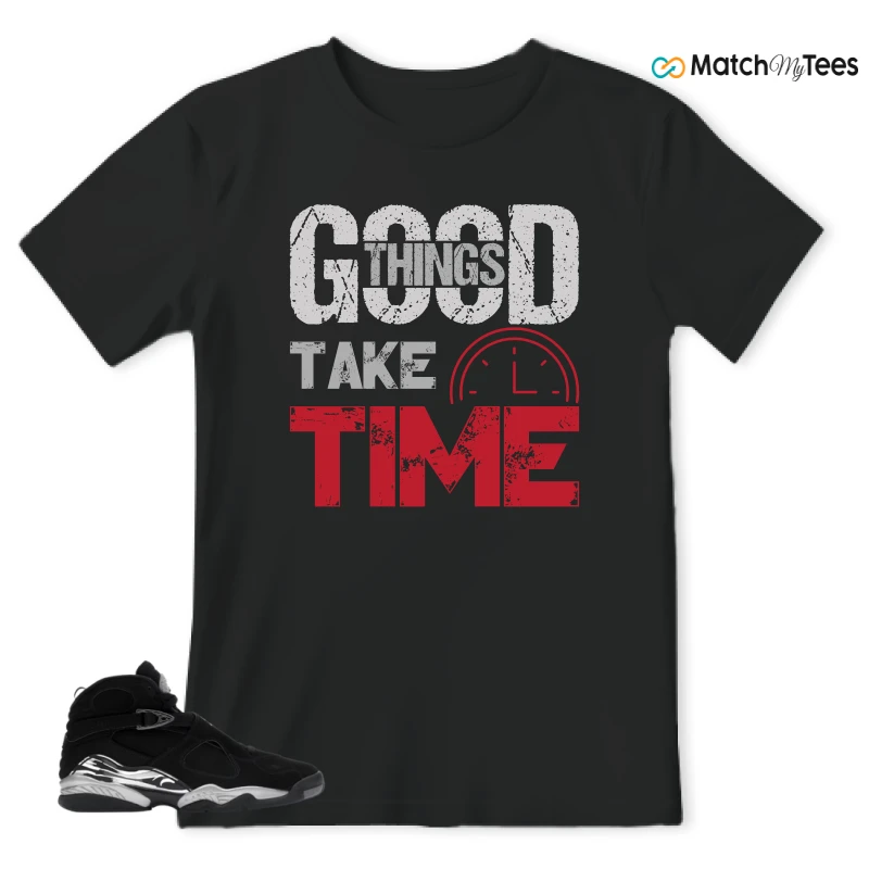NIKE JORDAN 8 RETRO CHROME (2026) SNEAKER Matching Tees t-shirt