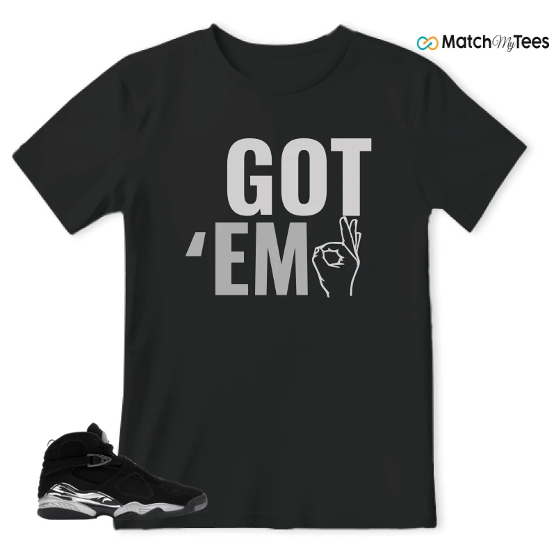 NIKE JORDAN 8 RETRO CHROME (2026) SNEAKER Matching Tees t-shirt