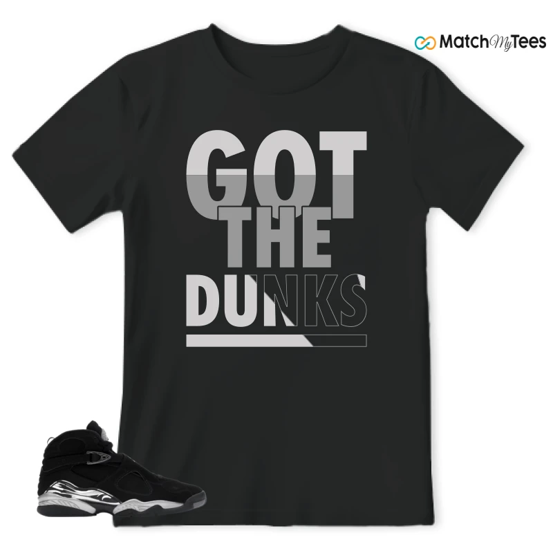 NIKE JORDAN 8 RETRO CHROME (2026) SNEAKER Matching Tees t-shirt