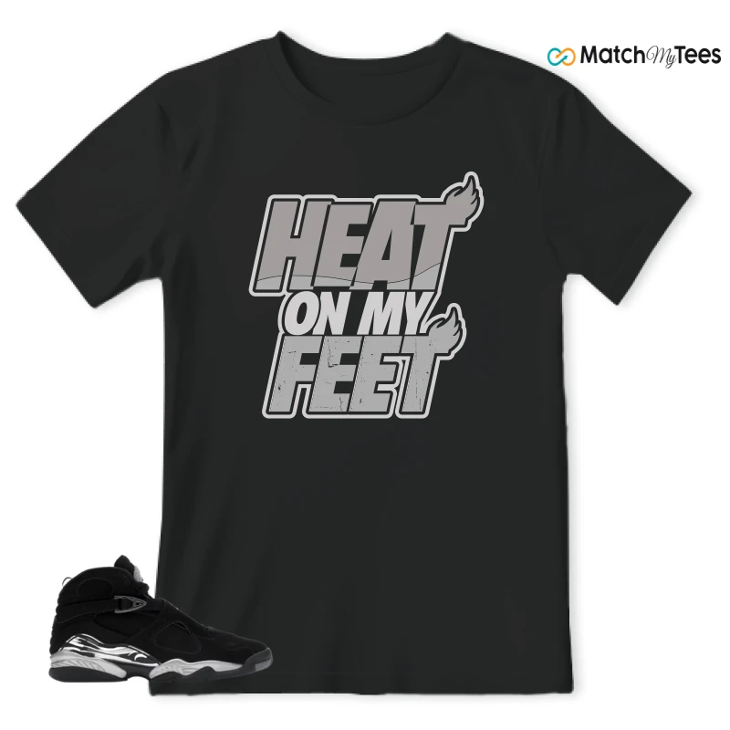 NIKE JORDAN 8 RETRO CHROME (2026) SNEAKER Matching Tees t-shirt
